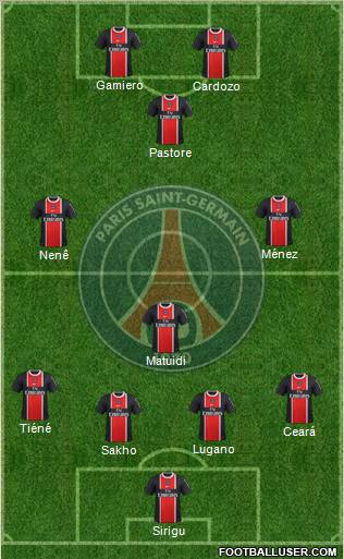 Paris Saint-Germain Formation 2011