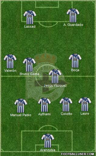 R.C. Deportivo de La Coruña S.A.D. Formation 2011