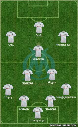 Olympique de Marseille Formation 2011