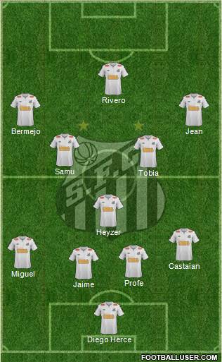 Santos FC Formation 2011