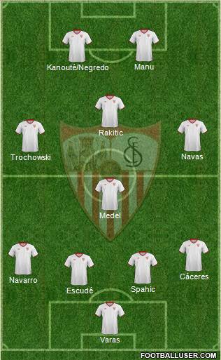 Sevilla F.C., S.A.D. Formation 2011