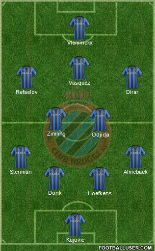 Club Brugge KV Formation 2011