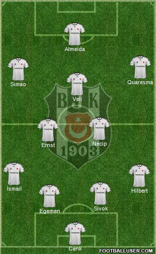 Besiktas JK Formation 2011