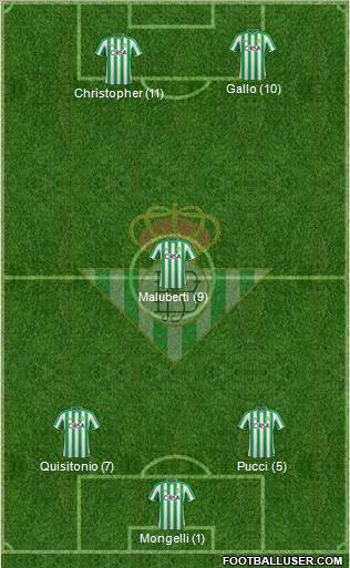 Real Betis B., S.A.D. Formation 2011