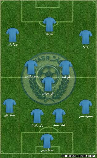 Al-Nassr (UAE) Formation 2011