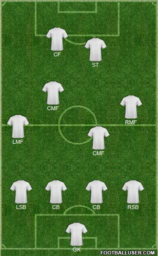 Pro Evolution Soccer Team Formation 2011
