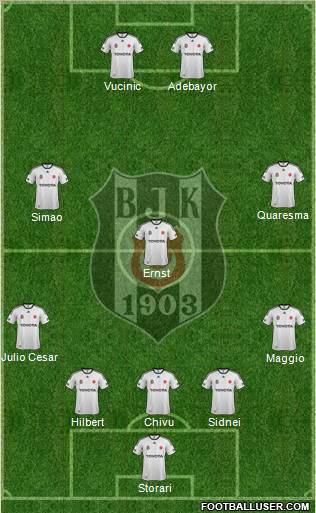 Besiktas JK Formation 2011