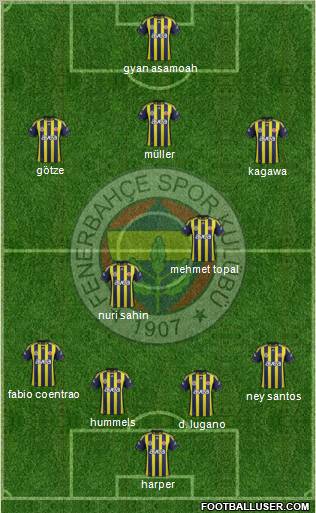 Fenerbahçe SK Formation 2011