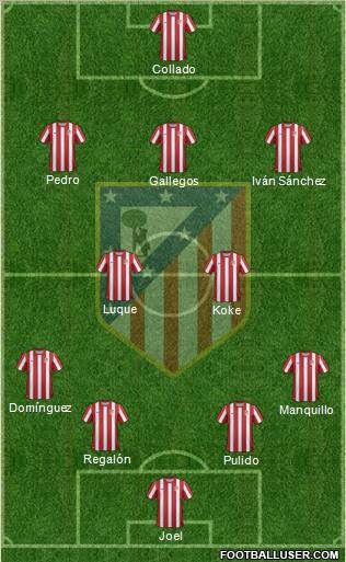 C. Atlético Madrid S.A.D. Formation 2011