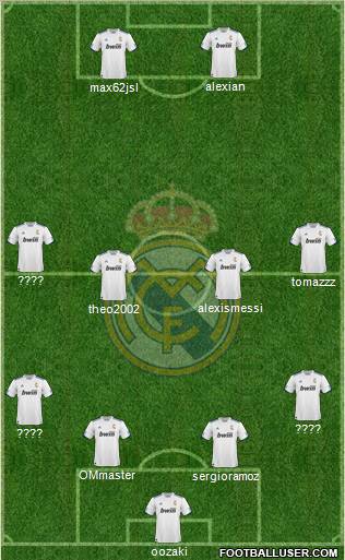 R. Madrid Castilla Formation 2011