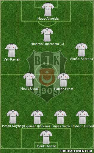 Besiktas JK Formation 2011