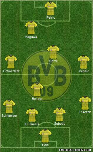 Borussia Dortmund Formation 2011