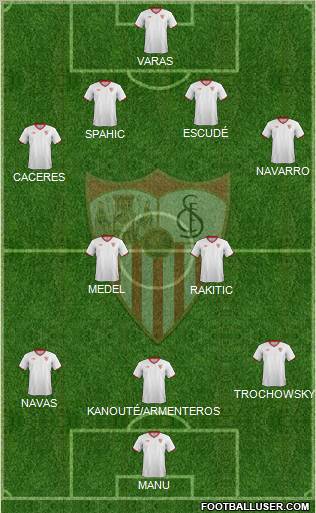 Sevilla F.C., S.A.D. Formation 2011