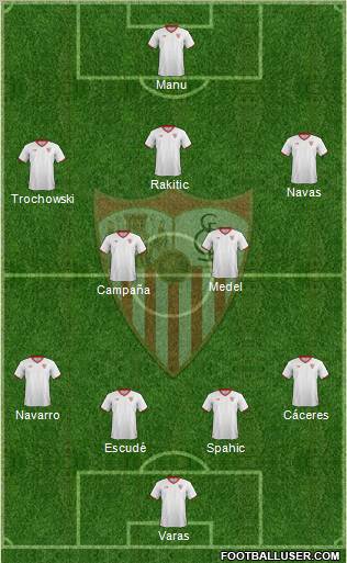 Sevilla F.C., S.A.D. Formation 2011