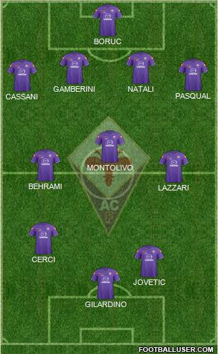 Fiorentina Formation 2011