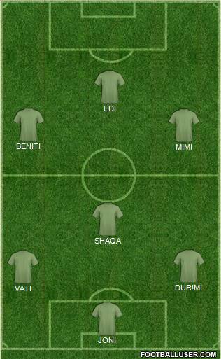 Pro Evolution Soccer Team Formation 2011