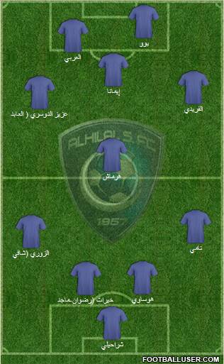 Al-Hilal (KSA) Formation 2011