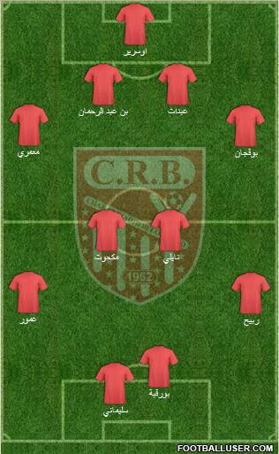 Chabab Riadhi Belouizdad Formation 2011