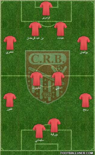 Chabab Riadhi Belouizdad football formation