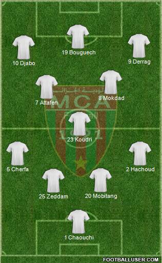 Mouloudia Club d'Alger Formation 2011