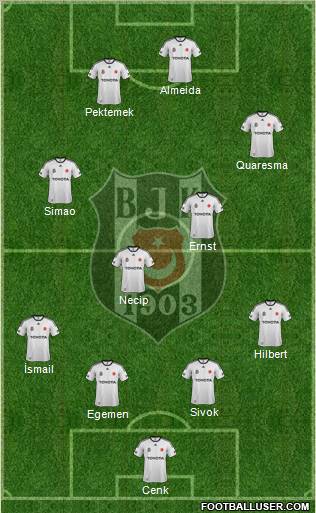 Besiktas JK Formation 2011