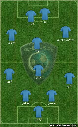 Al-Hilal (KSA) Formation 2011