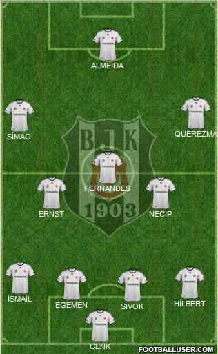 Besiktas JK Formation 2011