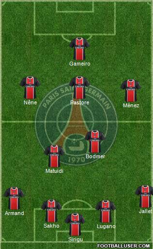 Paris Saint-Germain Formation 2011