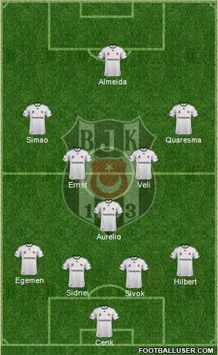 Besiktas JK Formation 2011