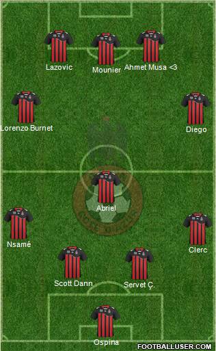 OGC Nice Côte d'Azur Formation 2011