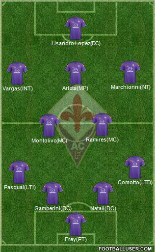Fiorentina Formation 2011
