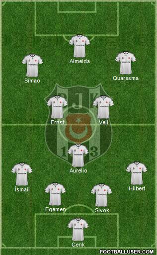 Besiktas JK Formation 2011