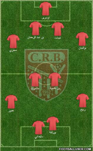 Chabab Riadhi Belouizdad football formation