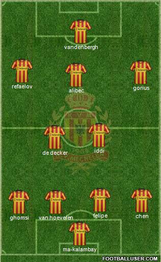 Yellow Red KV Mechelen Formation 2011