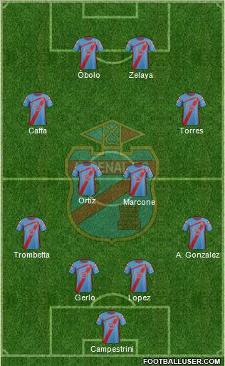Arsenal de Sarandí Formation 2011