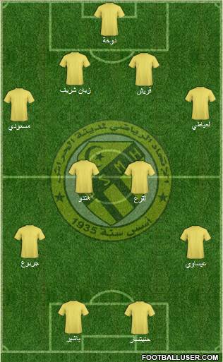 Union Sportive Madinet El-Harrach Formation 2011