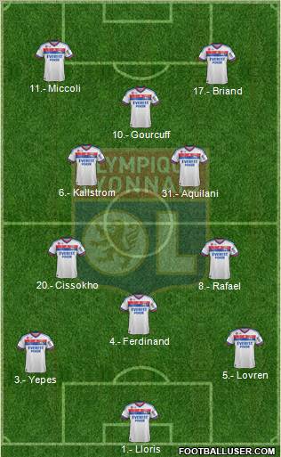 Olympique Lyonnais Formation 2011