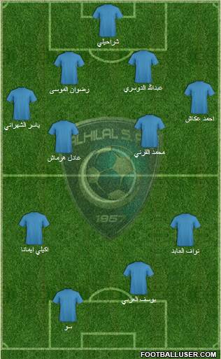Al-Hilal (KSA) Formation 2011