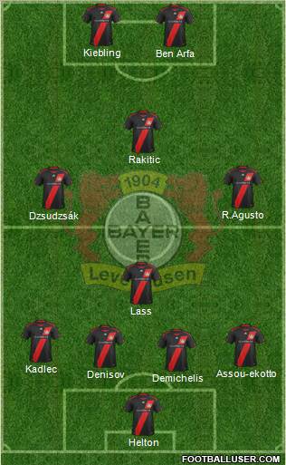 Bayer 04 Leverkusen Formation 2011