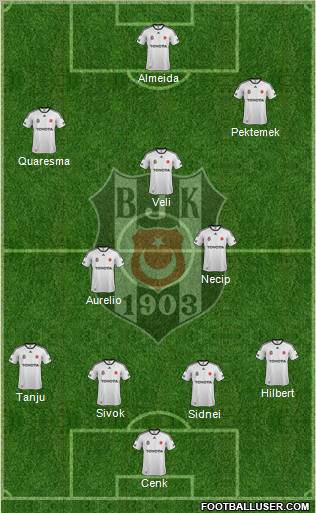 Besiktas JK Formation 2011