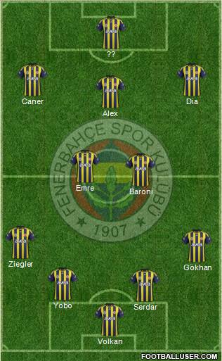 Fenerbahçe SK Formation 2011