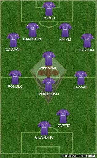 Fiorentina Formation 2011