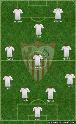 Sevilla F.C., S.A.D. Formation 2011