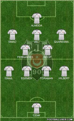 Besiktas JK Formation 2011
