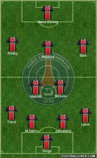 Paris Saint-Germain Formation 2011