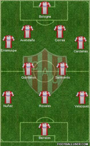 Unión de Santa Fe Formation 2011