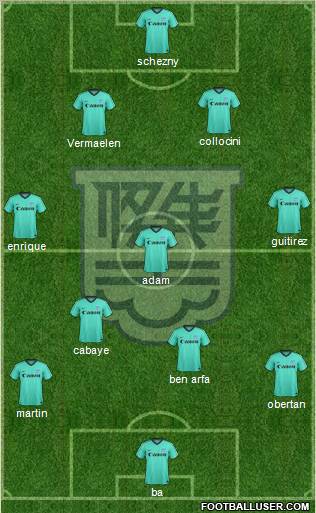Kitchee Sports Club Formation 2011