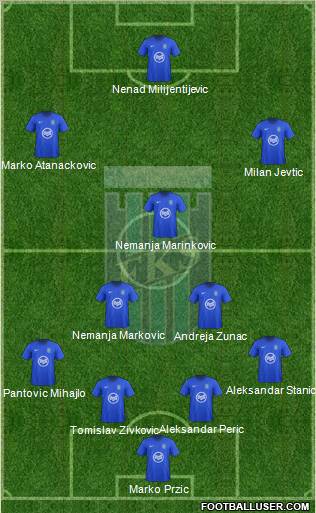 FK Smederevo Formation 2011