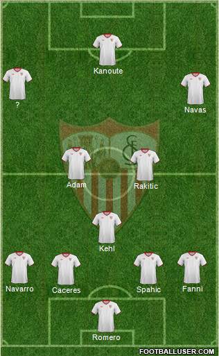 Sevilla F.C., S.A.D. Formation 2011