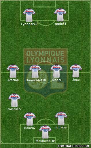 Olympique Lyonnais Formation 2011
